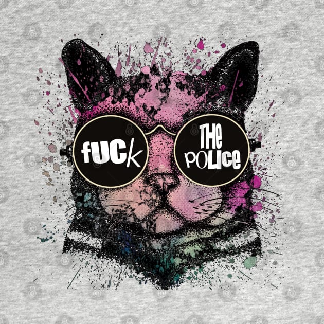 Fuck the police cat by RataGorrata